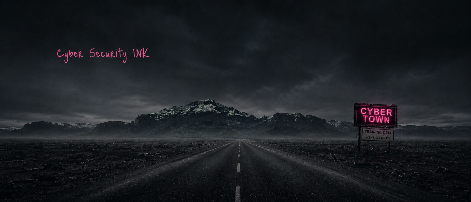 Cyber Security INK; the road to Cyber Town, training data next 100 miles